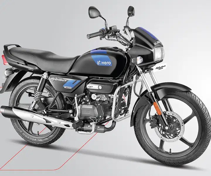 Hero Splendor+ I3s Booking For Ex-showroom Price